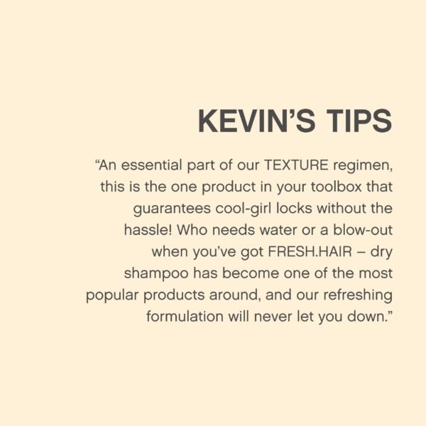 Kevin Murphy Fresh Hair Dry Cleaning Spray Shampoo 250ml