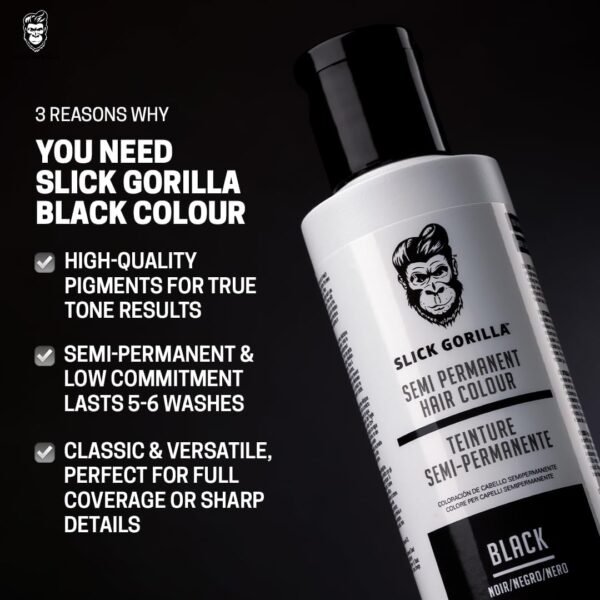 Slick Gorilla Semi-Permanent Black 100ML