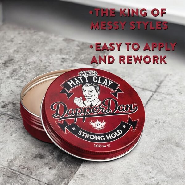 Dapper Dan Strong Hold Matte Clay, 100ml