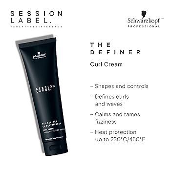 Schwarzkopf Professional Session Label The Definer Curl Cream 150 ml