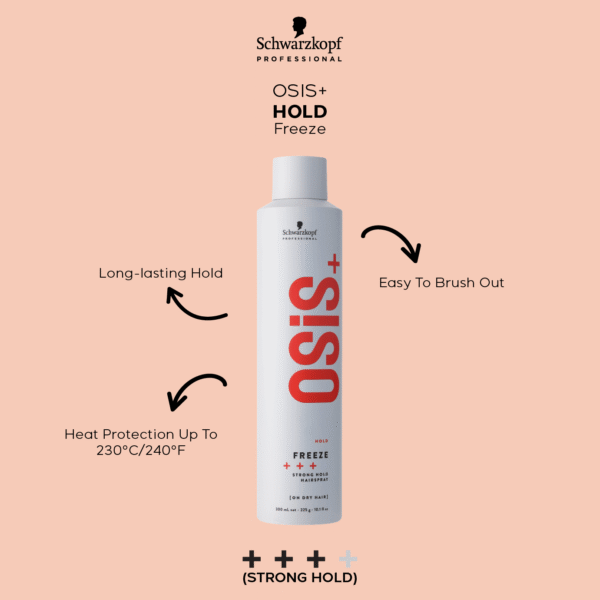 Schwarzkopf Professional OSiS Freeze Strong Hold Hairspray 300ml
