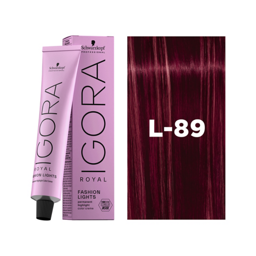 Schwarzkopf Igora Royal Fashion Lights Permanent Highlight Color Creme (L-89) 60ml