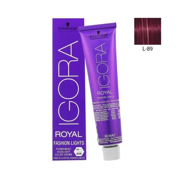 Schwarzkopf Igora Royal Fashion Lights Permanent Highlight Color Creme (L-89) 60ml